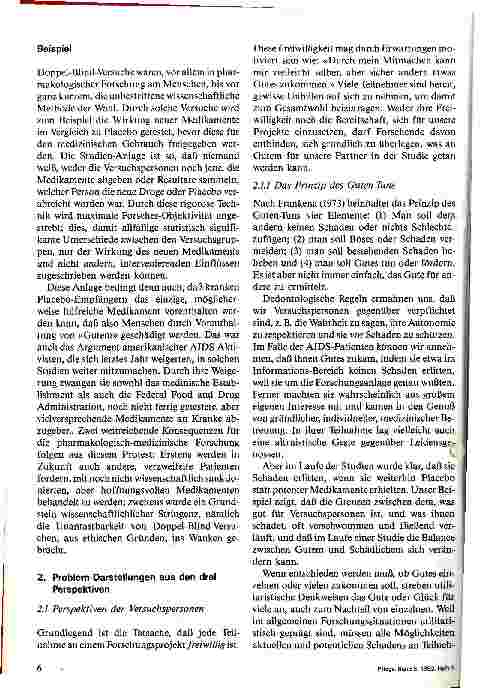 Vorschauseite 3: Ethik und Forschung
