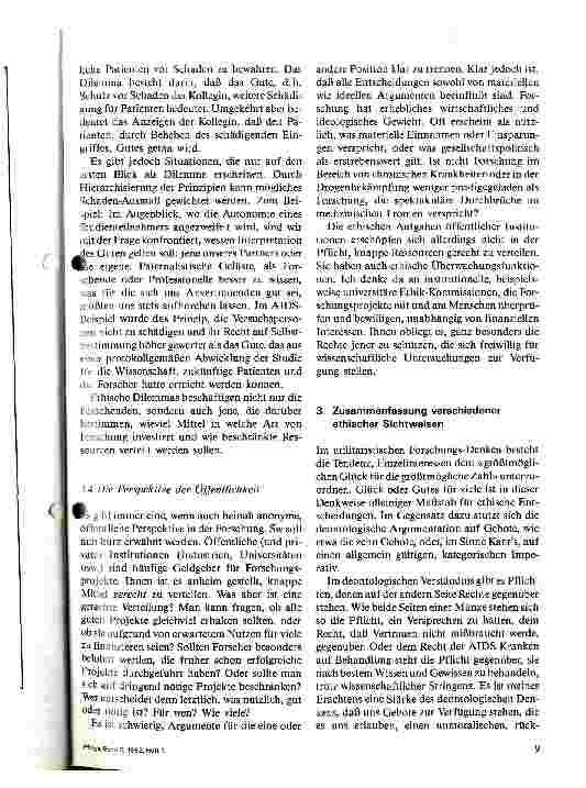 Vorschauseite 6: Ethik und Forschung