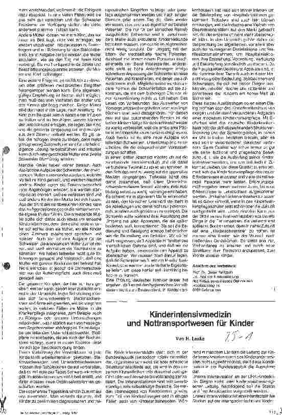 Vorschauseite 2: Aufgaben der Kinderkrankenschwestern im Kinderkrankenhaus von morgen