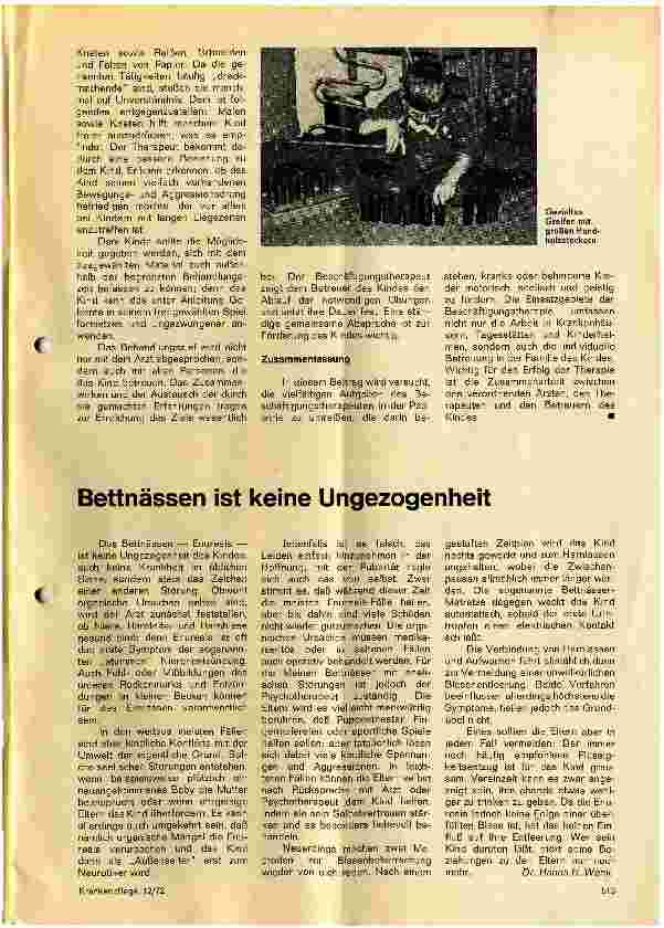 Vorschauseite 2: Beschäftigungstherapie bei Kindern