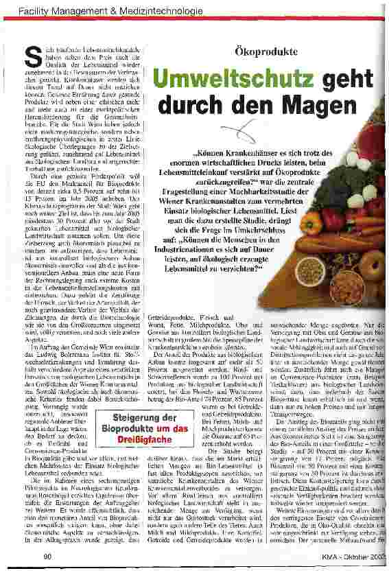 Vorschauseite 1: Ökoprodukte: Umweltschutz geht durch den Magen