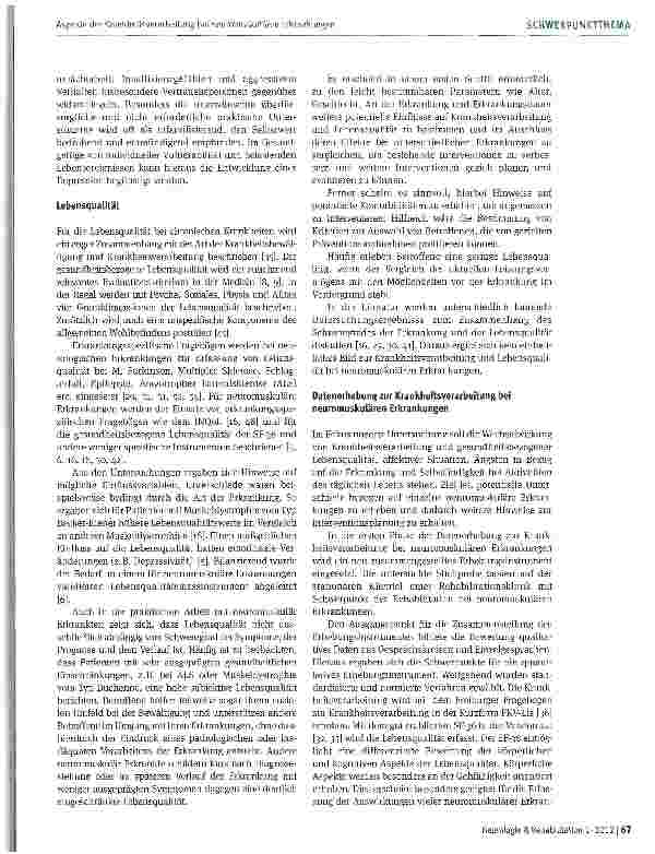 Vorschauseite 5: Aspekte der Krankheitsverarbeitung bei neuromuskulären Erkrankungen