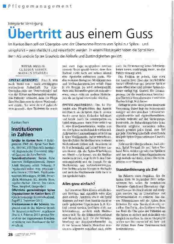 Vorschauseite 1: Übertritt aus einem Guss