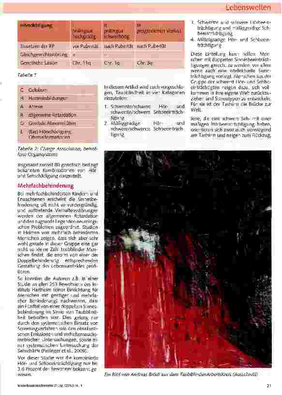 Vorschauseite 2: Taubblindheit-Hör-/Sehbehinderung