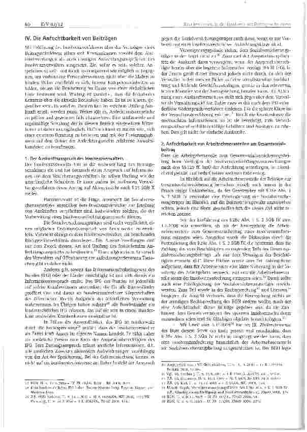 Vorschauseite 5: Krankenkassen in der Insolvenz des Beitragsschuldners
