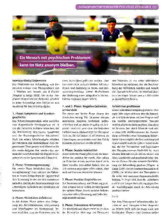 Vorschauseite 3: Virtuelle Beratung und Therapie