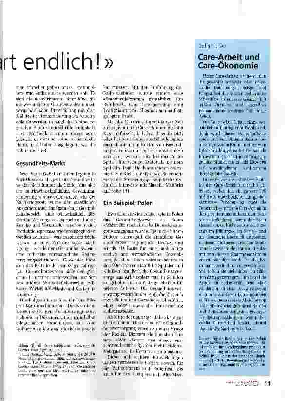 Vorschauseite 2: «Ihr kostet zu viel! Jetzt spart endlich!