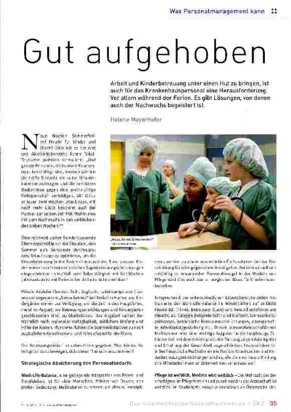 Vorschauseite 1: Gut aufgehoben