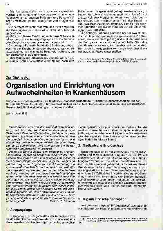 Vorschauseite 3: Wie bewußtlose Patienten die Pflege erleben können