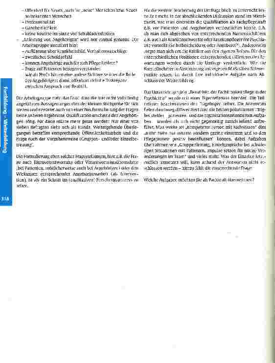 Vorschauseite 4: Die Fachpflegekraft in der Psychiatrie - eine Eier legende Wollmilchsau?