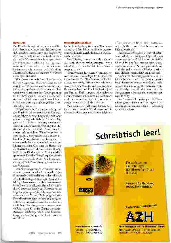 Vorschauseite 2: Eine vaginale Geburt ermöglichen