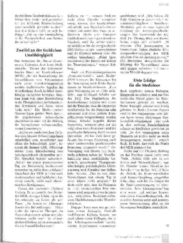 Vorschauseite 2: Der bedrängte Arzt