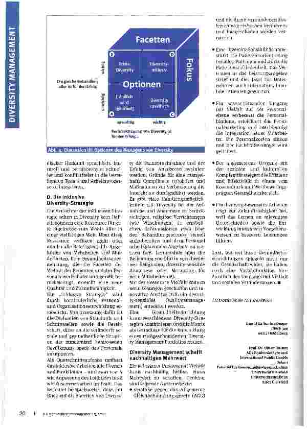 Vorschauseite 4: Mehrwert mit Diversity Management
