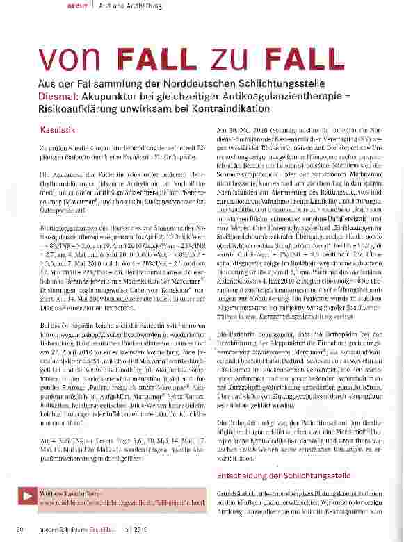 Vorschauseite 1: Von FALL ZU FALL