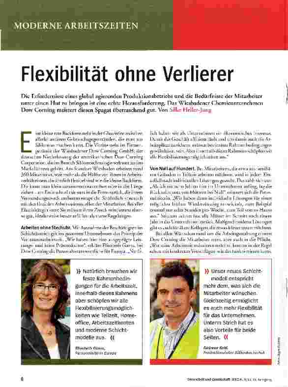 Vorschauseite 1: Flexibilität ohne Verlierer