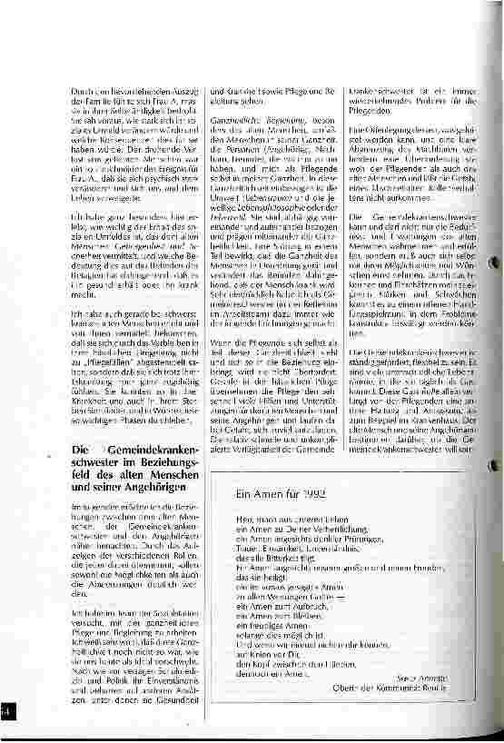 Vorschauseite 5: Die Begleitung des alten Menschen in seiner häuslichen Umgebung aus der Sicht der Gemeindekrankenschwester