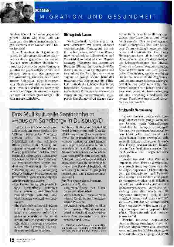 Vorschauseite 3: Transkulturalität: eine Haltung der Offenheit und Toleranz