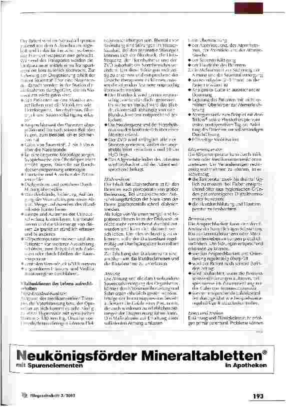 Vorschauseite 3: Geprägt durch veränderte Lebensaktivitäten