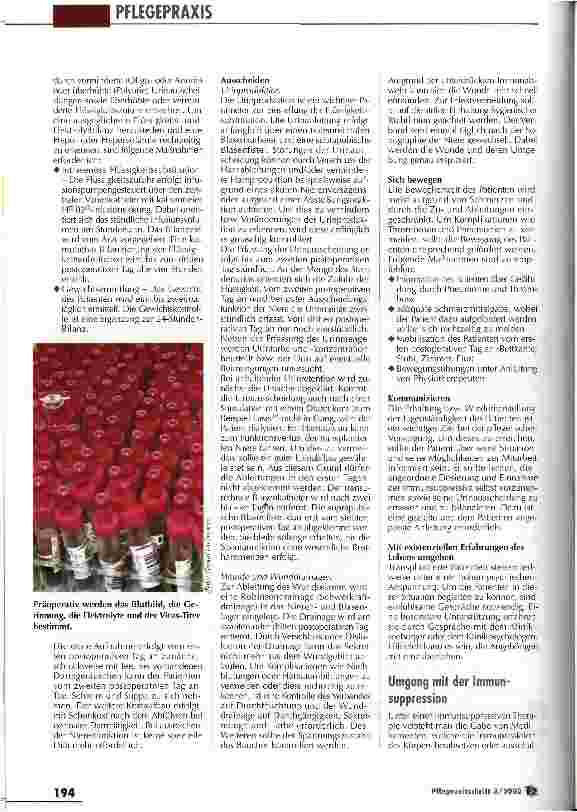 Vorschauseite 4: Geprägt durch veränderte Lebensaktivitäten