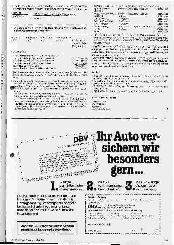 Vorschauseite 2: Kritische Anmerkung zur Anrechnung der Krankenpflegeschüler auf den Stellenplan