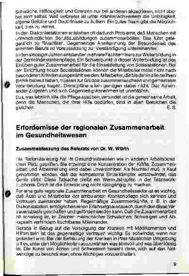 Vorschauseite 3: Die Zusammenarbeit zwischen Krankenhäusern und Sozialstationen Zusammenfassung eines Referates