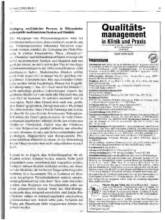 Vorschauseite 5: Prozessmanagement im Krankenhaus