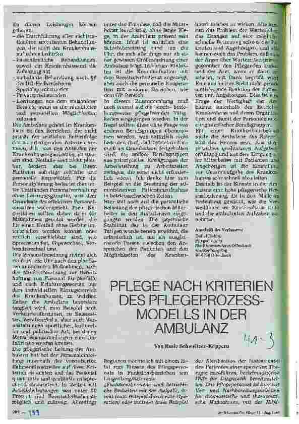Vorschauseite 2: Aufgabenstellung und Organisation in der Ambulanz