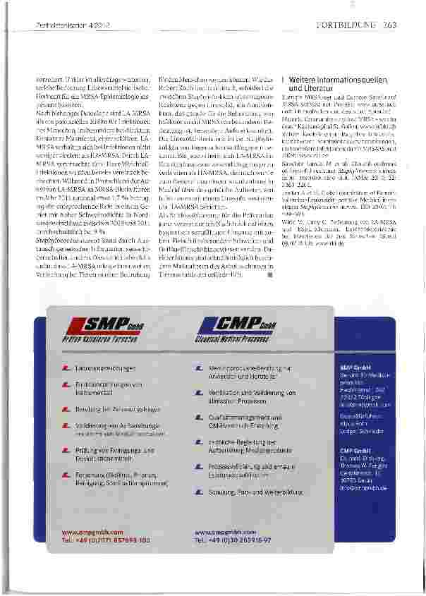 Vorschauseite 2: Neues von Methicillin-resistenten Staphylokokken