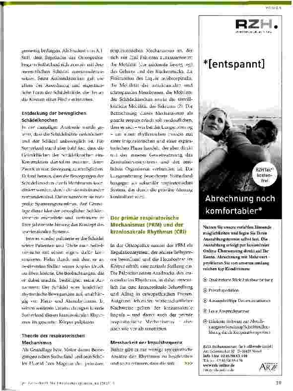 Vorschauseite 2: Das kraniosakrale System