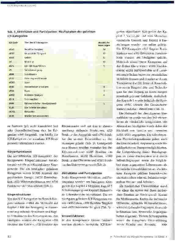 Vorschauseite 5: Beschreibung der Funktionsfähigkeit von Menschen mit Multipler Sklerose