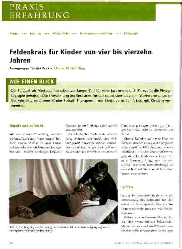 Vorschauseite 1: Feldenkrais für Kinder von vier bis vierzehn Jahren