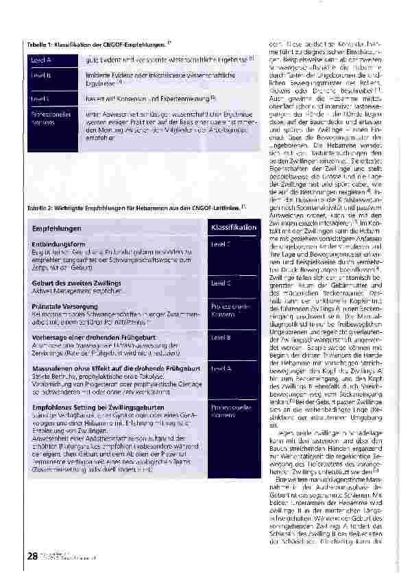 Vorschauseite 3: Die Herausforderung in der Betreuung von Zwillingsschwangerschaften und -geburten