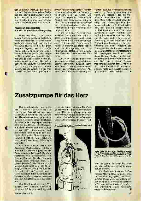 Vorschauseite 2: Zukunftsaspekte chirurgischer Behandlung bei Herzkrankheiten