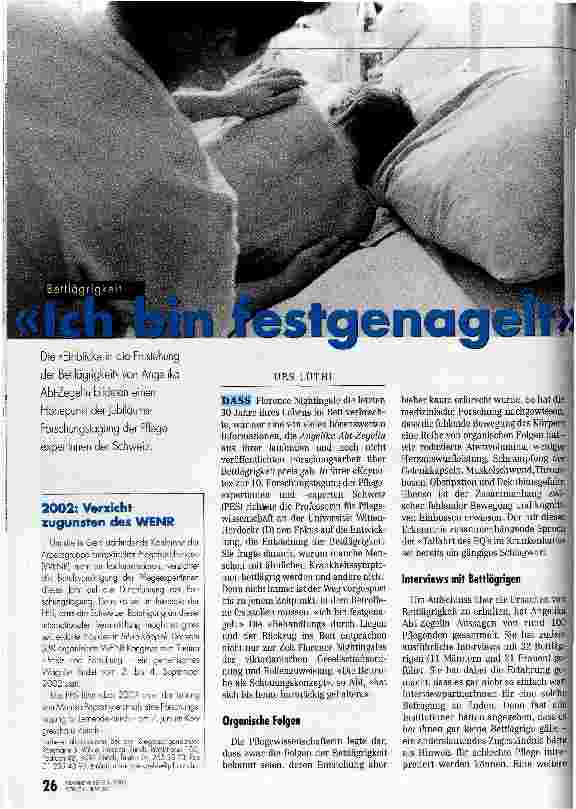 Vorschauseite 1: Ich bin festgenagelt
