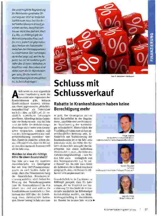 Vorschauseite 1: Schluss mit Schlussverkauf