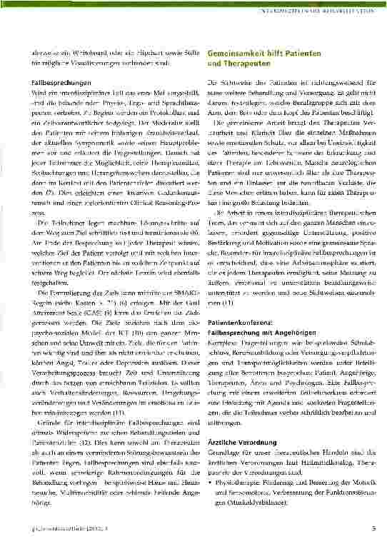Vorschauseite 2: Interdisziplinäre Rehabilitation