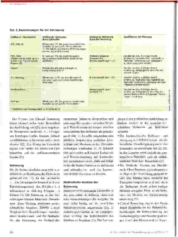 Vorschauseite 4: Praktische Ausbildung