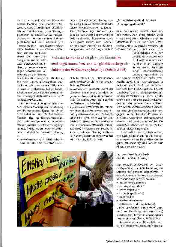 Vorschauseite 3: Zeitgemäße Unterrichtsplanung