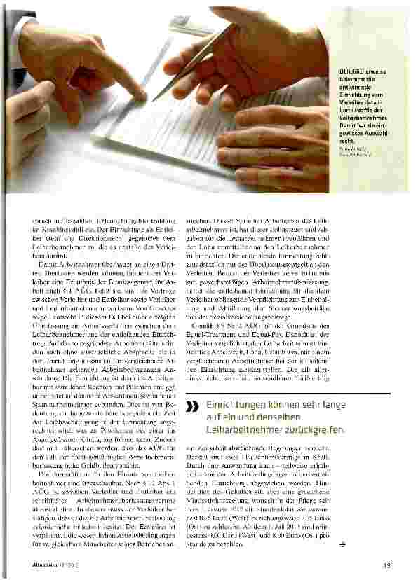 Vorschauseite 2: Wenn Leiharbeit, dann richtig