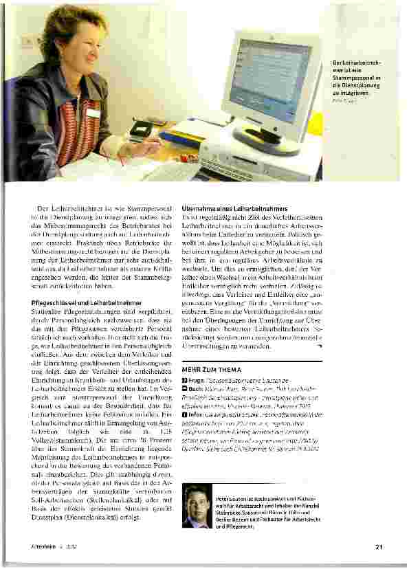 Vorschauseite 4: Wenn Leiharbeit, dann richtig