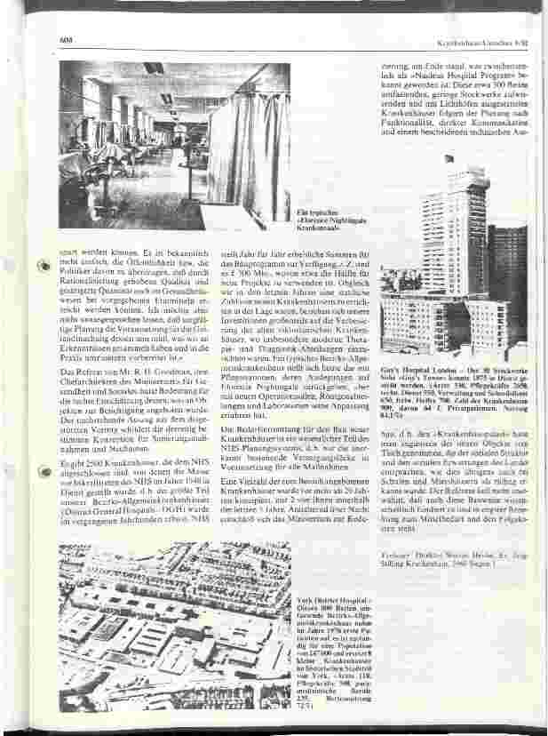 Vorschauseite 6: Study Tour 82 - Krankenhaus-Studienreise der IHF 1982 in England
