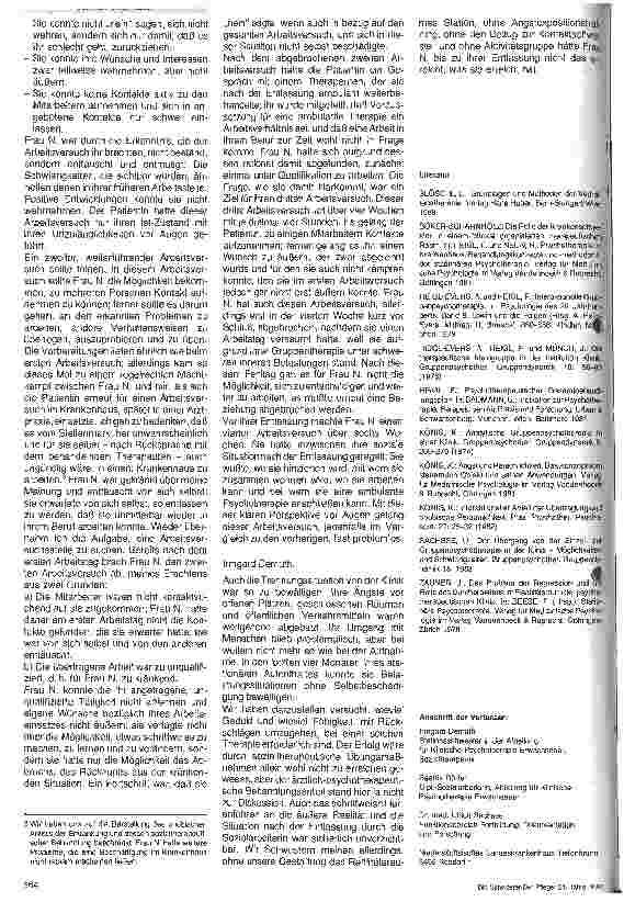 Vorschauseite 4: Die Behandlung einer phobischen Patientin mit Selbstbeschäftigungsund Suizidtendenzen durch das therapeutische Team