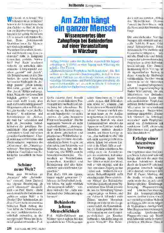 Vorschauseite 2: Giftmüll im Mund?