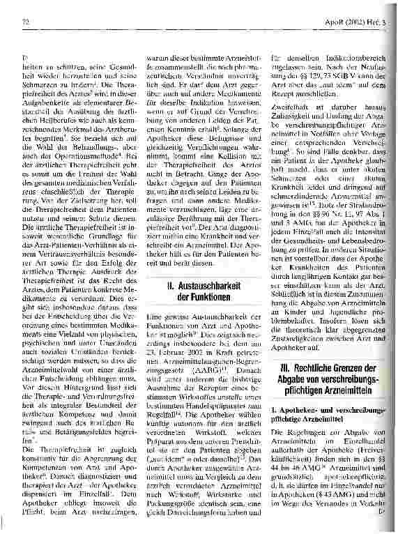 Vorschauseite 2: Grundsätze der Abgabe von verschreibungspflichtigen Arzneimitteln in Notfällen