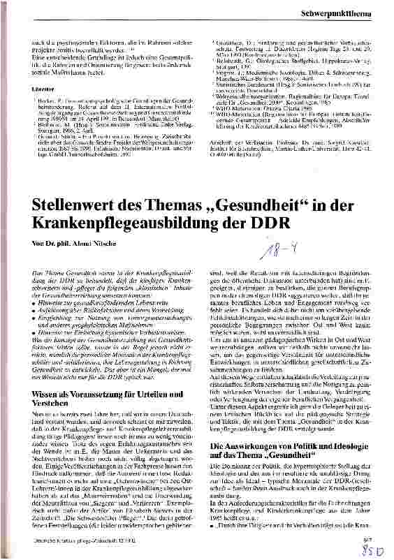 Vorschauseite 5: Krankheit und Gesundheit in ihren sozialen Bezügen