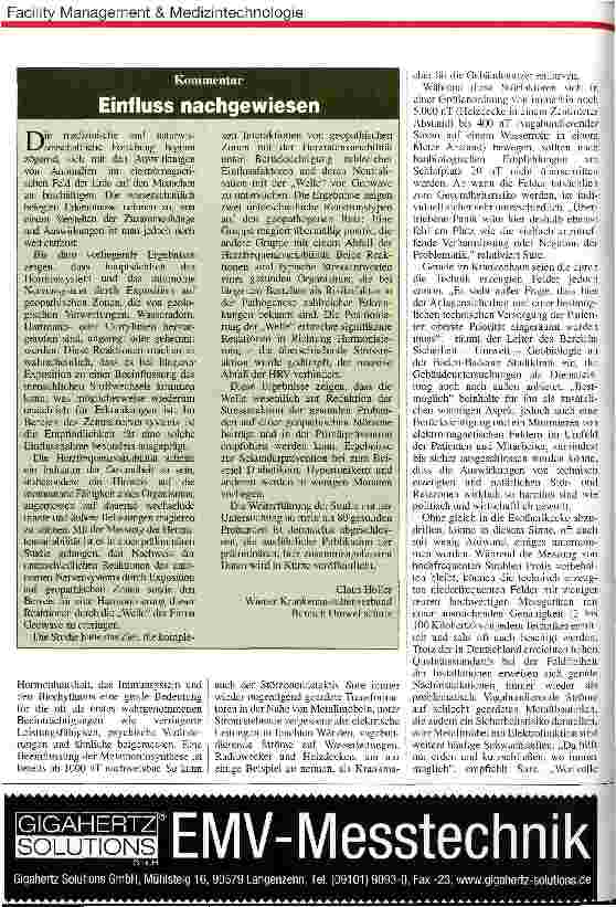 Vorschauseite 2: Stress durch Strom und Strahlung? Elektromagnetismus