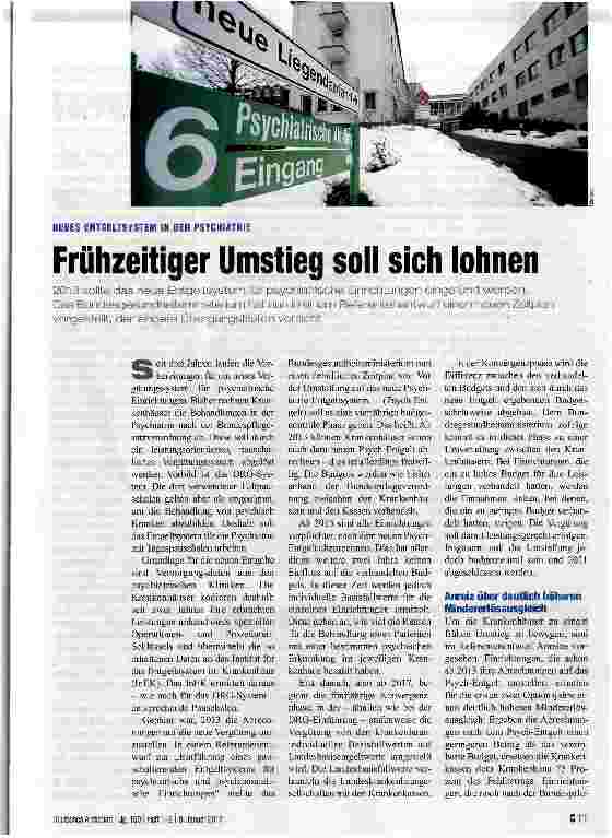 Vorschauseite 1: Frühzeitiger Umstieg soll sich lohnen