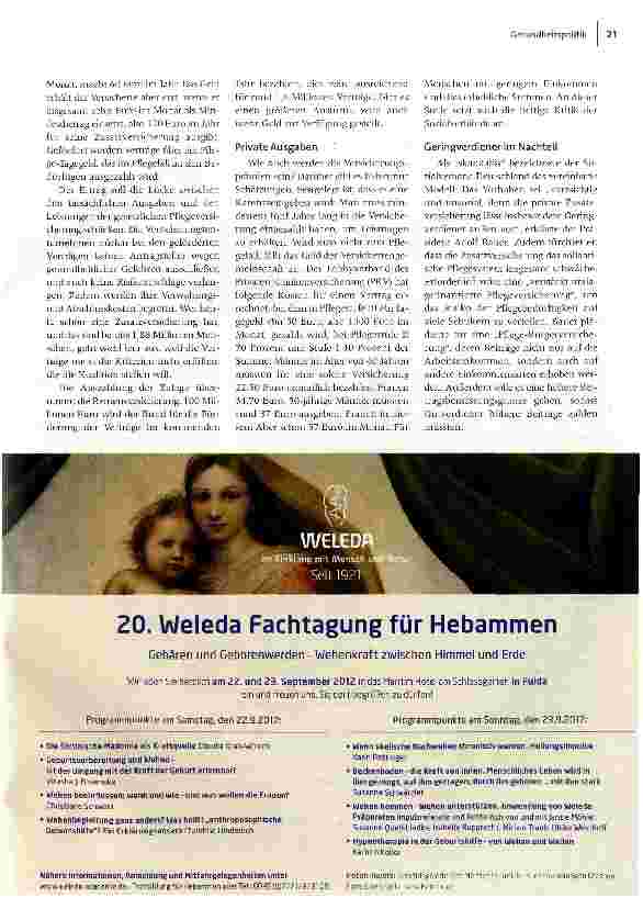 Vorschauseite 2: Nutzlose Vorsorge?