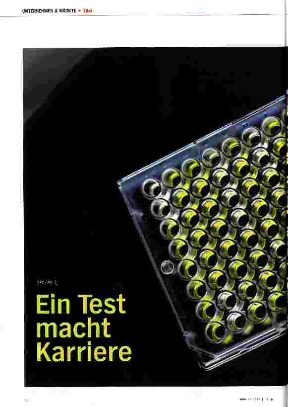 Vorschauseite 1: Ein Test macht Karriere