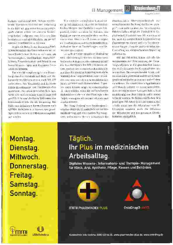 Vorschauseite 2: Grundlegende Steuerungsaufgaben im FM eines Krankenhauses